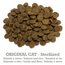 Original - Pienso de salmón y arroz para gatos esterilizados - Arquivet