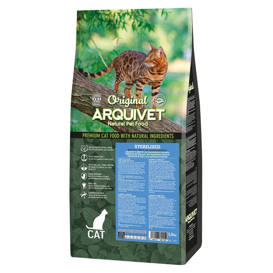 Original - Pienso de salmón y arroz para gatos esterilizados - Arquivet