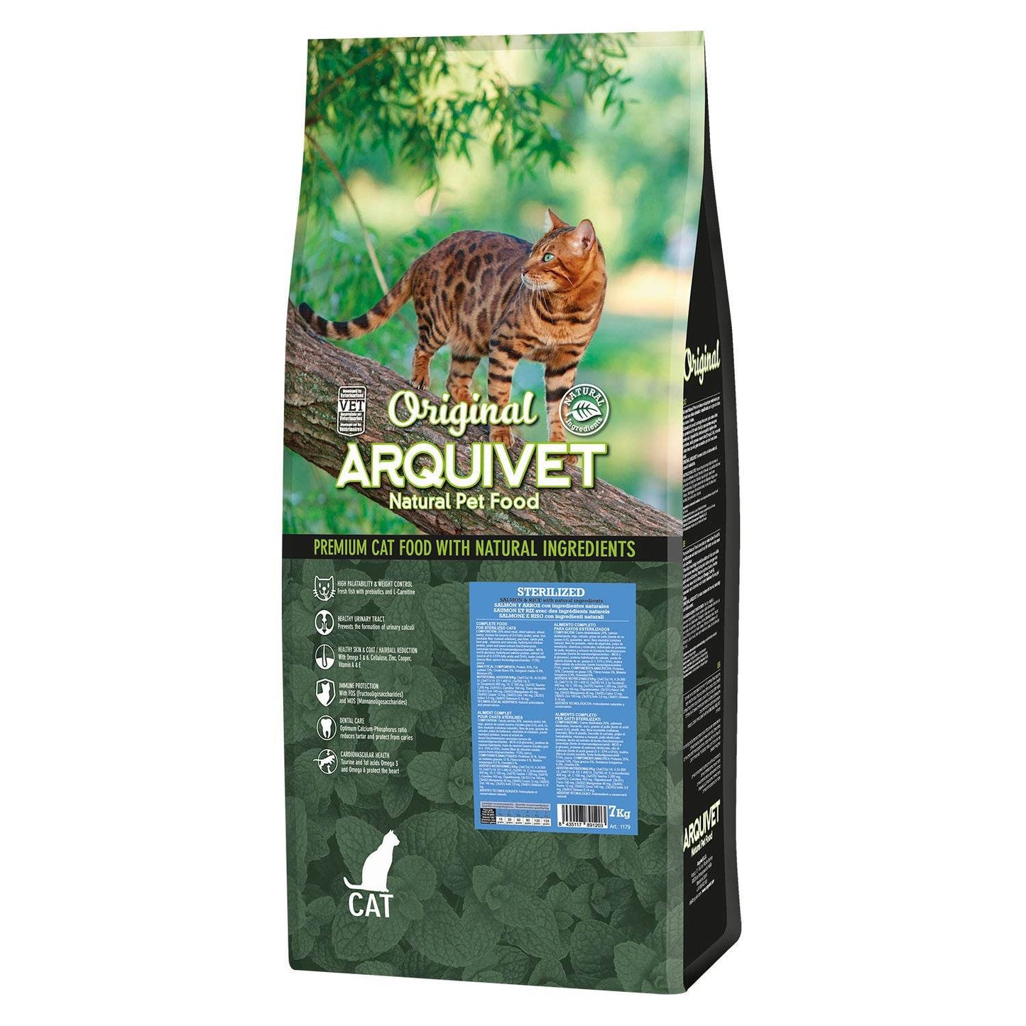 Original - Pienso de salmón y arroz para gatos esterilizados - Arquivet