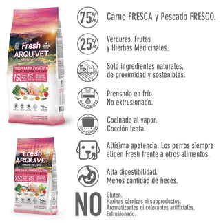 Fresh-Pienso semihúmedo de Pollo de corral - Arquivet