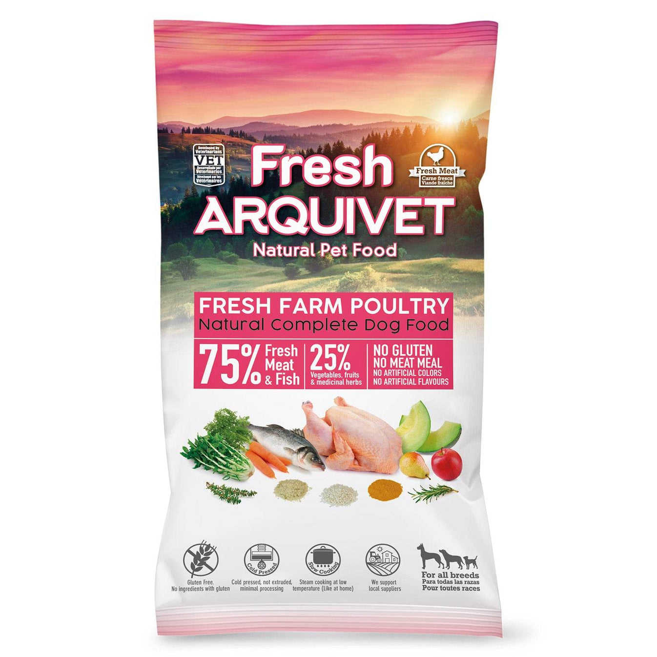 Fresh-Pienso semihúmedo de Pollo de corral - Arquivet