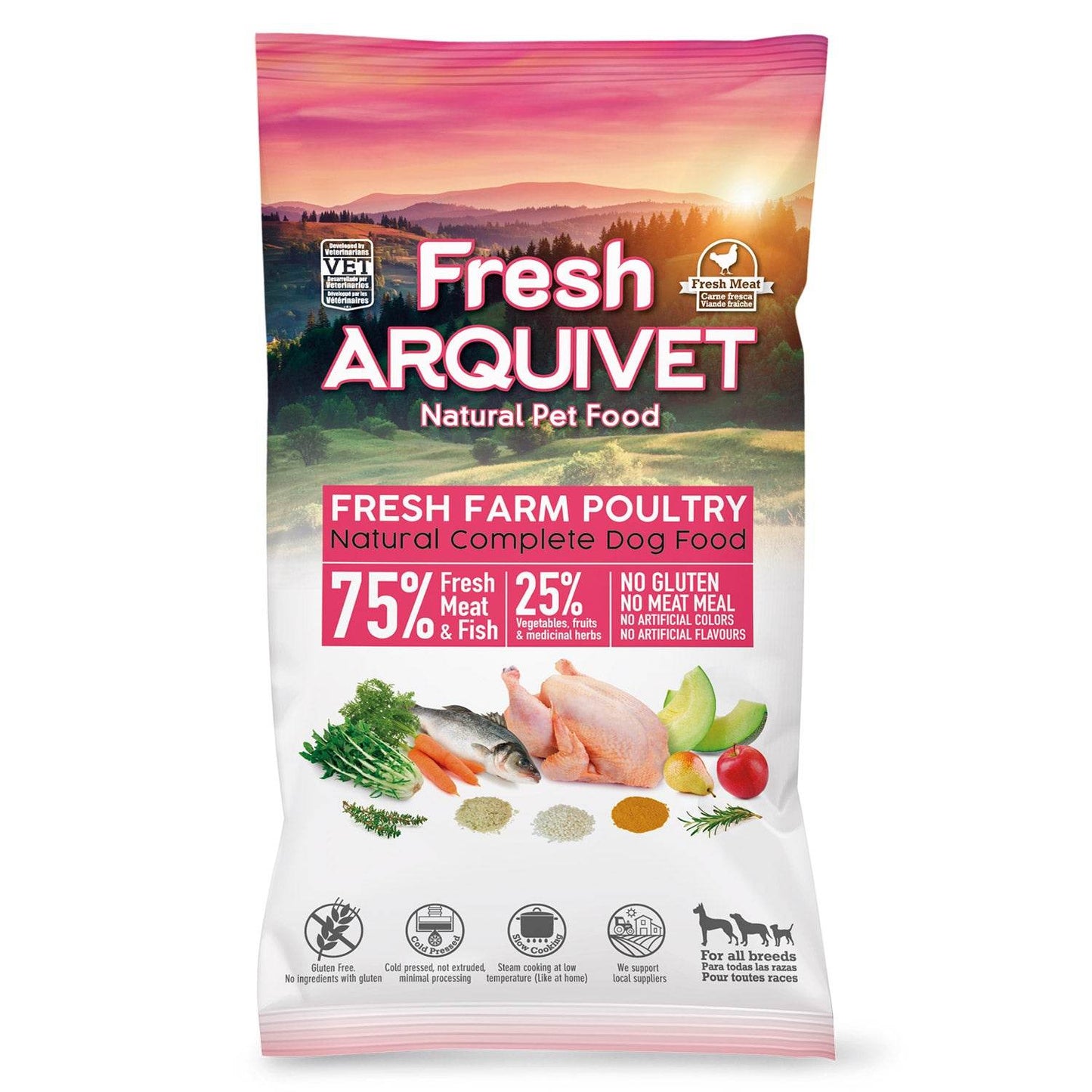 Fresh-Pienso semihúmedo de Pollo de corral - Arquivet