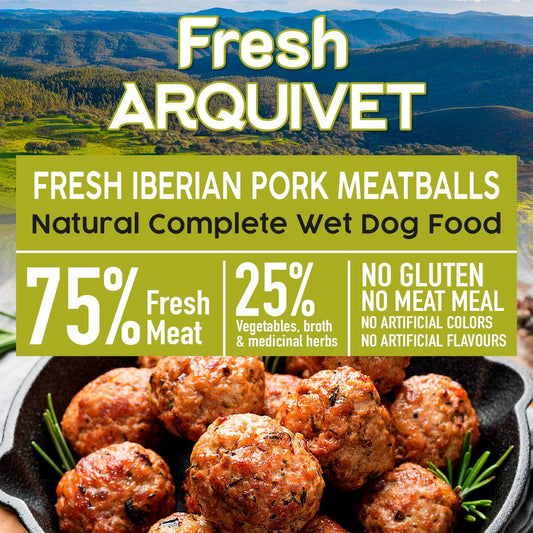 Fresh - Albóndigas de cerdo ibérico 400 gr - Arquivet