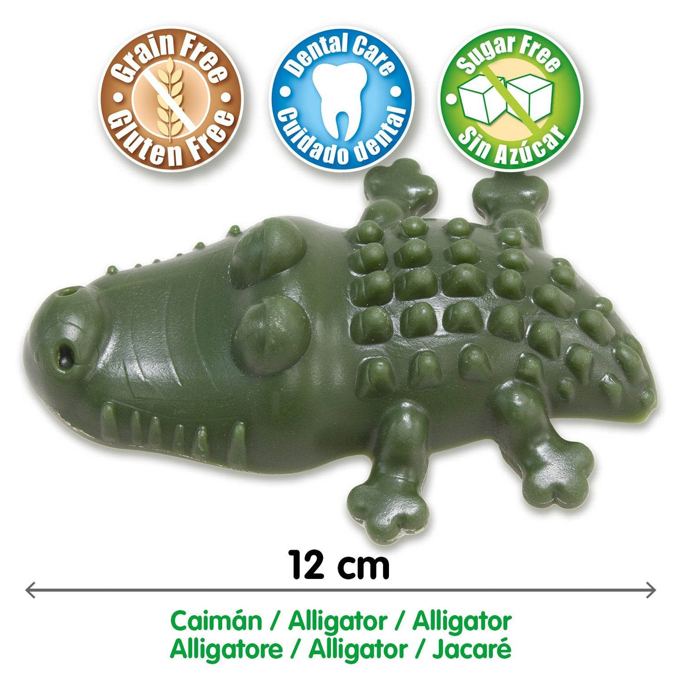 DENTAL TREATS Alligator 9cm/28g (Expo 60 un.) - Arquivet