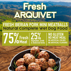 Fresh - Mini albóndigas de cerdo ibérico - 200 gr - Arquivet