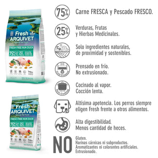 Fresh-Pienso semihúmedo de Pato de granja - Arquivet