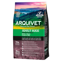 Super Premium Chicken and Rice Dog Food for Large Breeds (Fresh Meat) - Arquivet