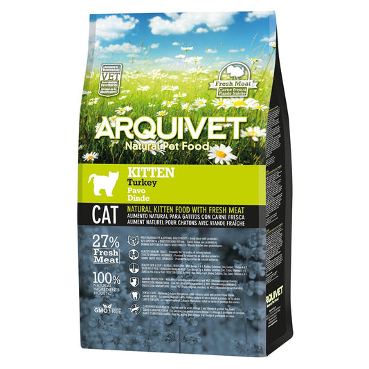 Pienso Super Premium de pavo para gatitos (Carne fresca) - Arquivet