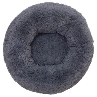 Cama redonda suave gris oscuro - Arquivet