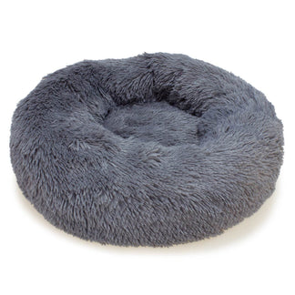 Cama redonda suave gris oscuro - Arquivet