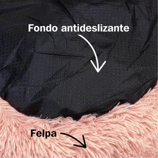 Cama redonda suave rosa - Arquivet