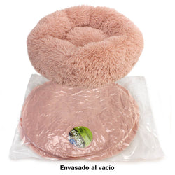 Cama redonda suave rosa - Arquivet