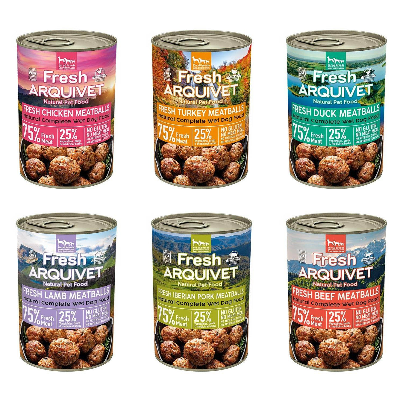 Fresh - VARIETY PACK de albóndigas 6x400gr - Arquivet