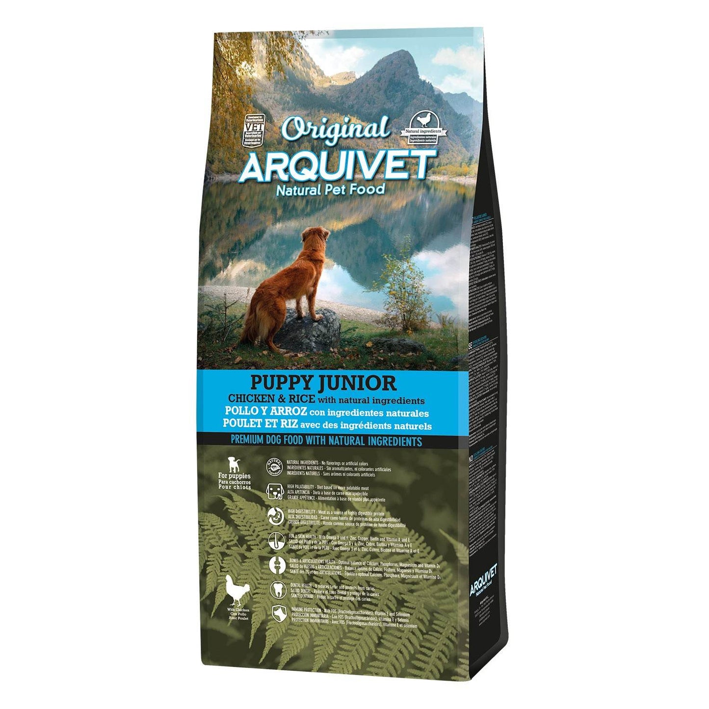 Original - Pienso de Pollo y Arroz para cachorros y junior - Arquivet