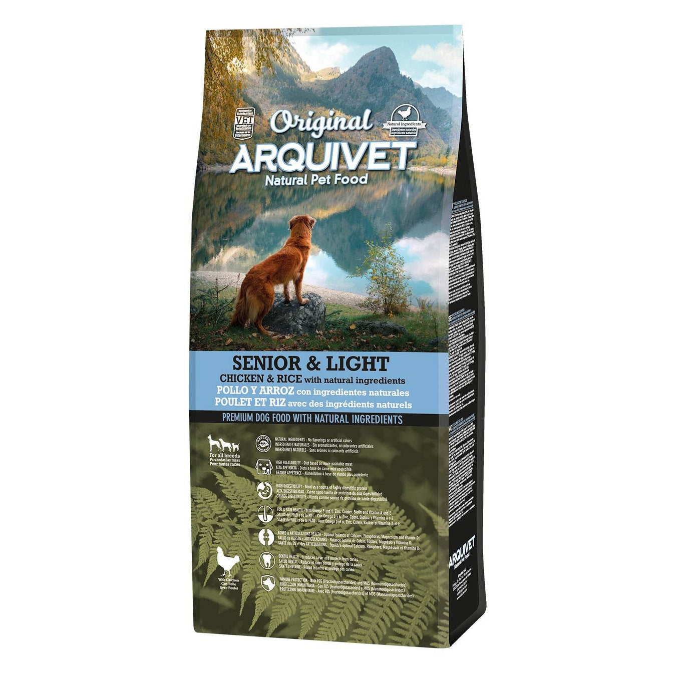 Original - Pienso de Pollo y Arroz para perros mayores - Arquivet
