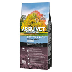 Super Premium Chicken and Rice Food for Senior Dogs (Fresh Meat) - Arquivet