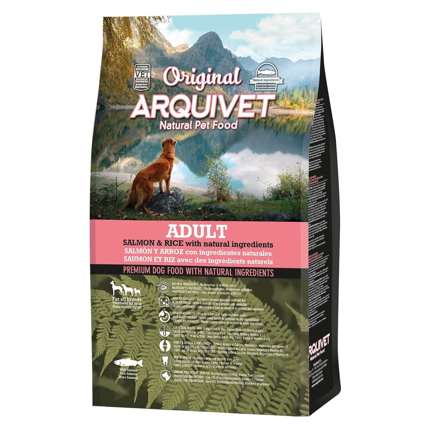 Original - Pienso de Salmón y Arroz - Arquivet