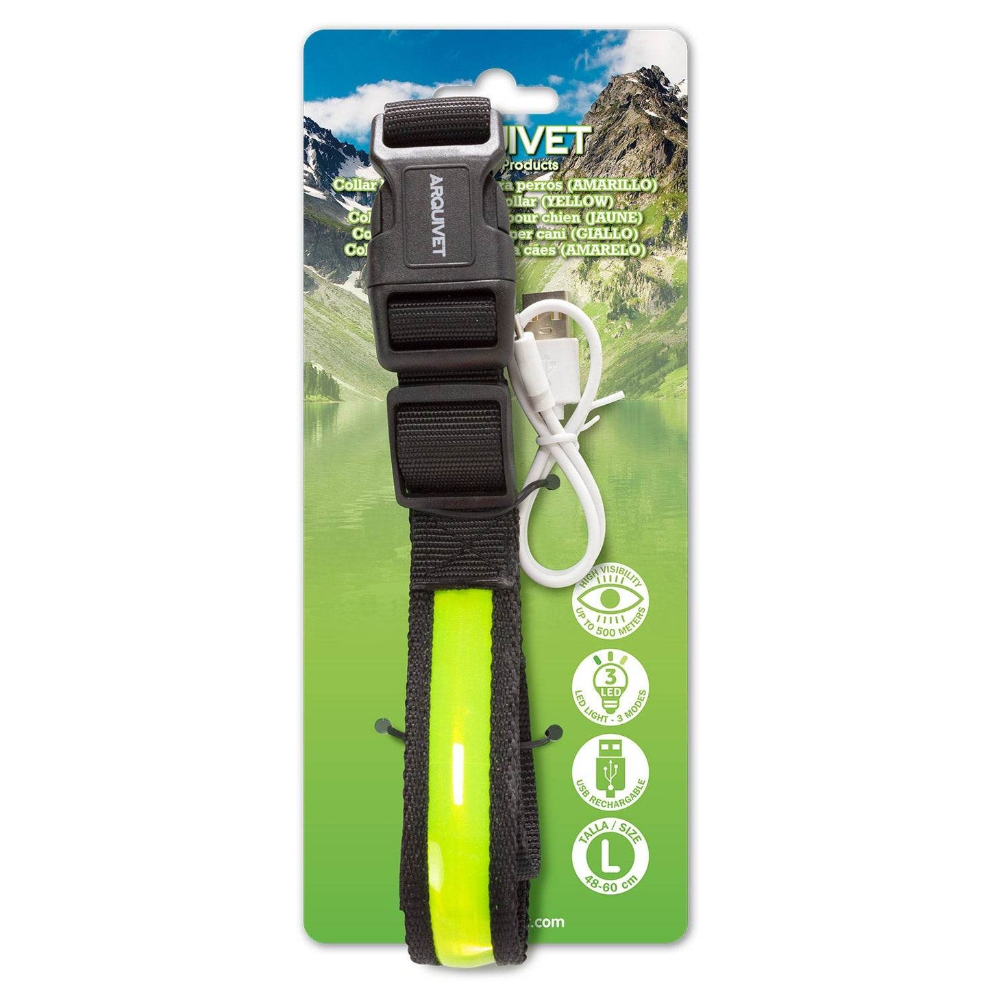 Collar luminoso LED - Arquivet