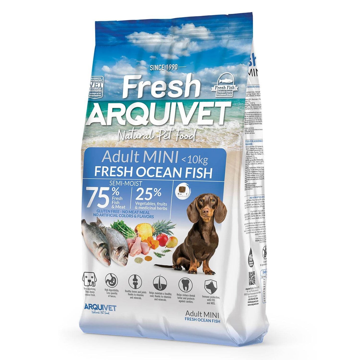 Fresh-Pienso semihúmedo de Pescado para perros de raza pequeña - Arquivet