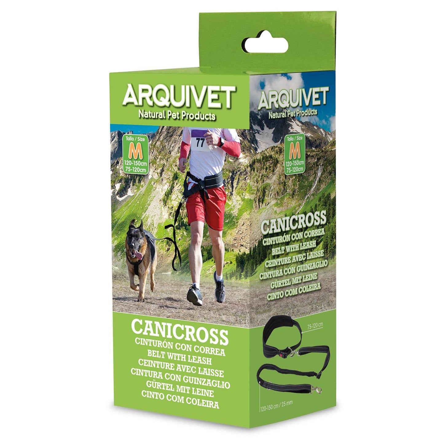 Cinturón con correa para Canicross - Arquivet
