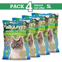 Natural Cat Litter - Natural clumping litter for cats - Arquivet