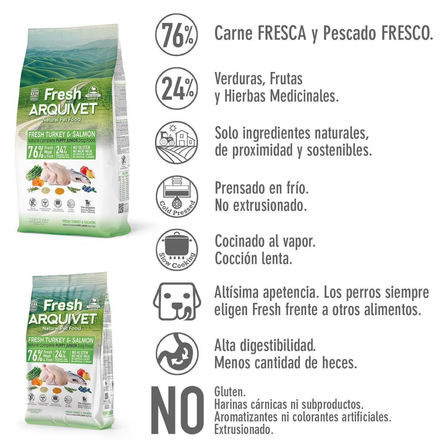 Fresh-Pienso semihúmedo para cachorros - Arquivet