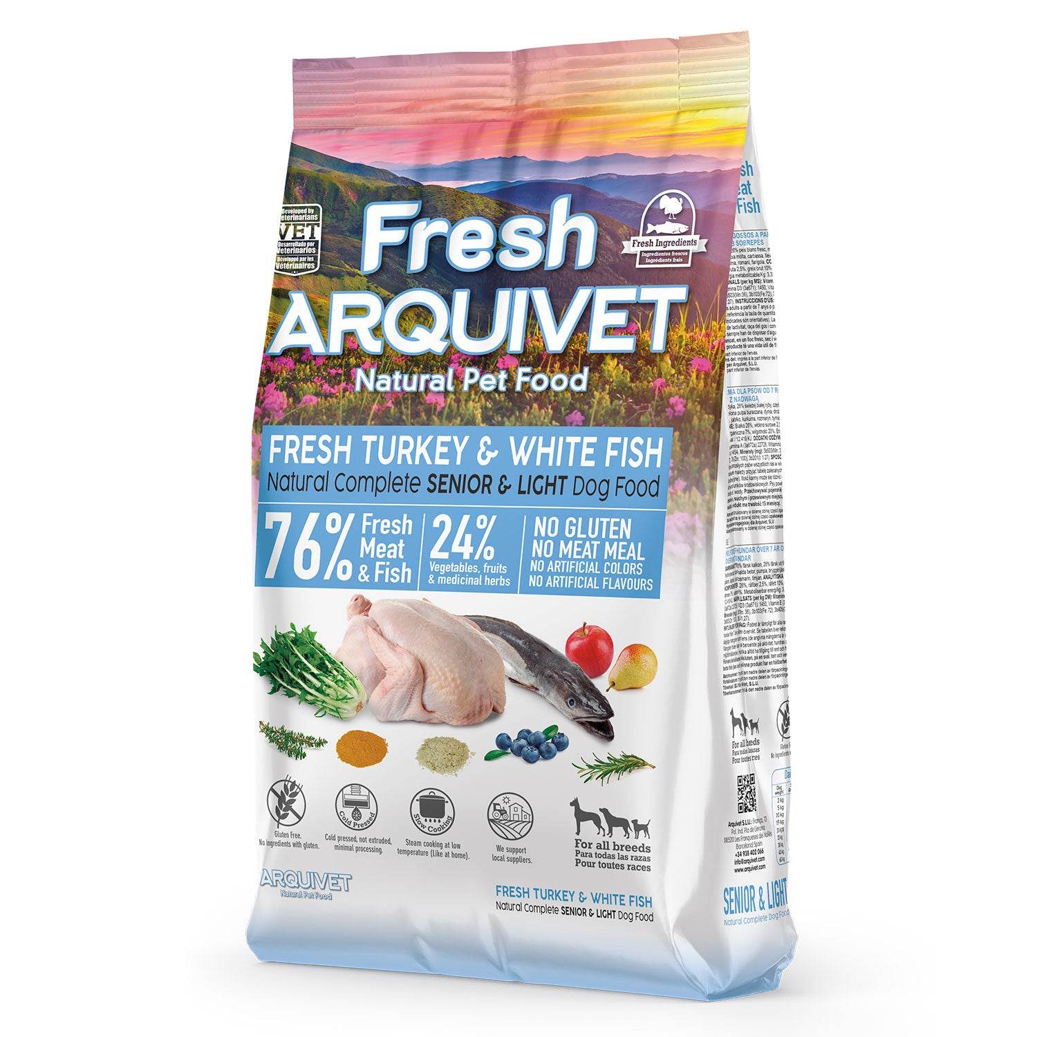 Aliment frais semi-humide pour seniors - Arquivet