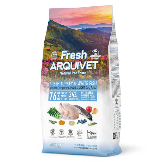 Fresh-semi-moist feed for seniors - Arquivet