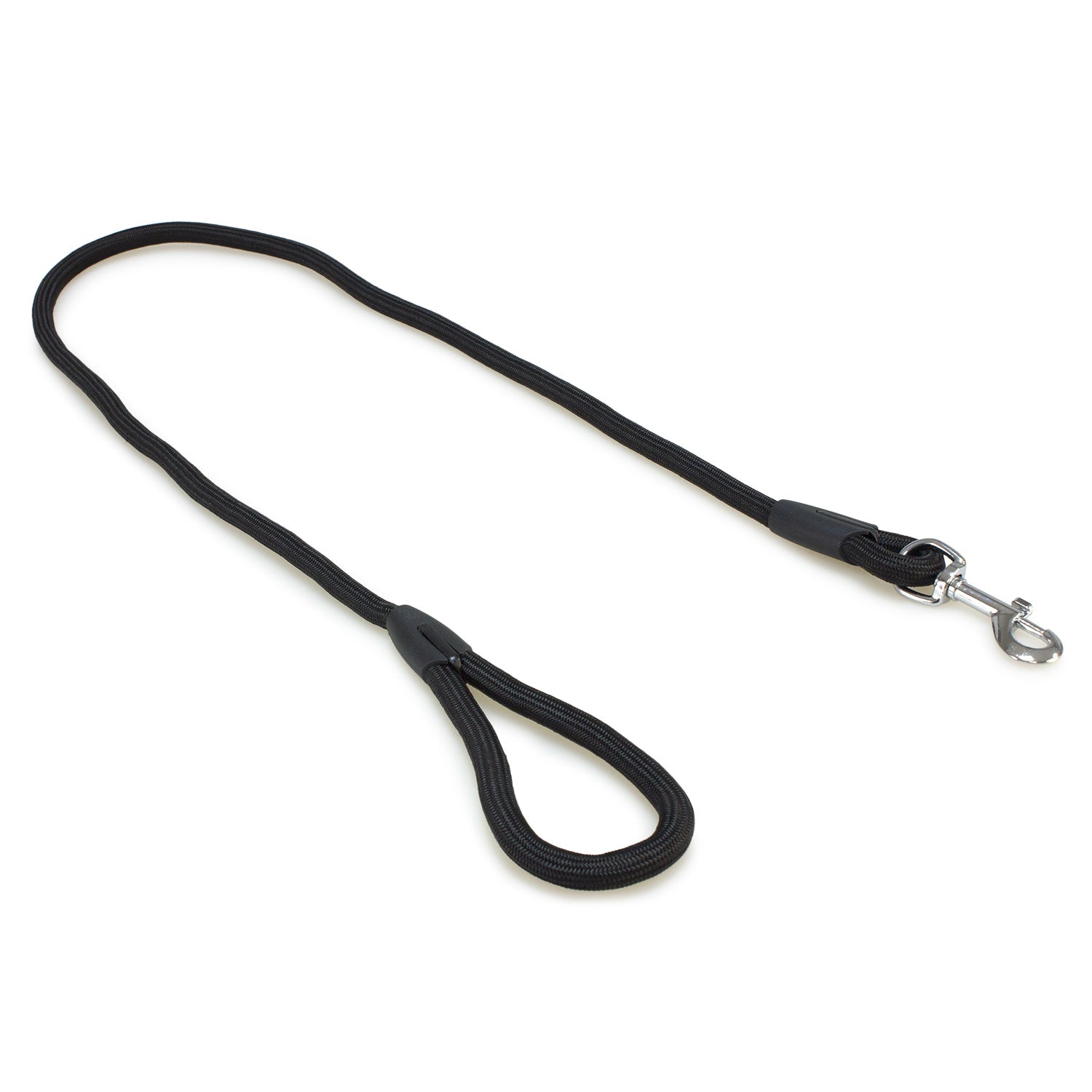 Tirador negro para perros - 1,3 x 120 cm - Cuerda de montaña - Accesorios para mascotas