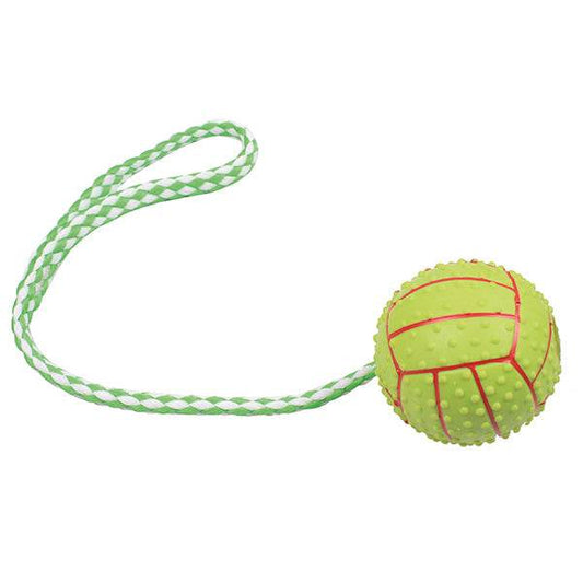 Pelota verde con tirador - Arquivet