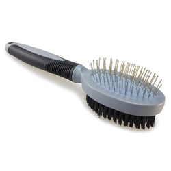 Double brush with metal bristles - Arquivet